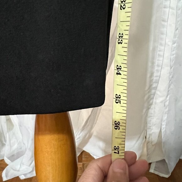 DKNY Womens Faux Wrap Polyester Sheath Dress Sz 2 in Black - Picture 9 of 11